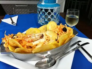 Interior e pratos do Bacalhoada em Portimão, Portimão (3)